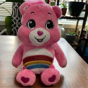 Cheer Bear Care Bear Plush Stuffie 10 Inch